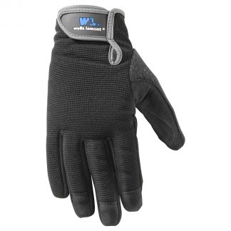 Wells Lamont Synthetic Leather Spandex Glove